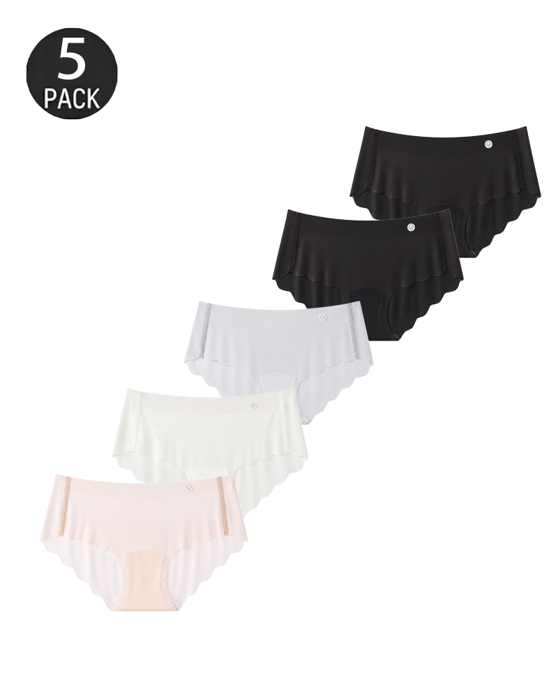 Ultra-Thin Ice Silk Antibacterial Seamless Panties