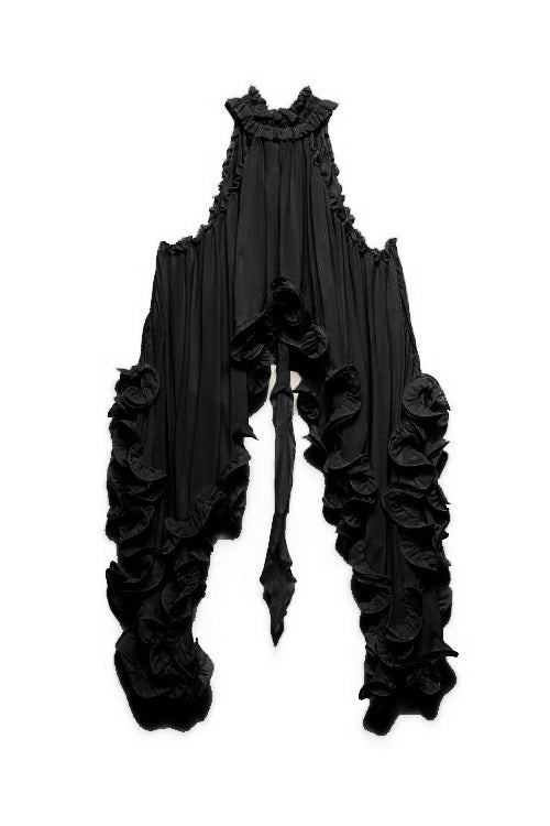 Sweet Potential Ruffled Sleeveless Chiffon Suit - 6 Colors