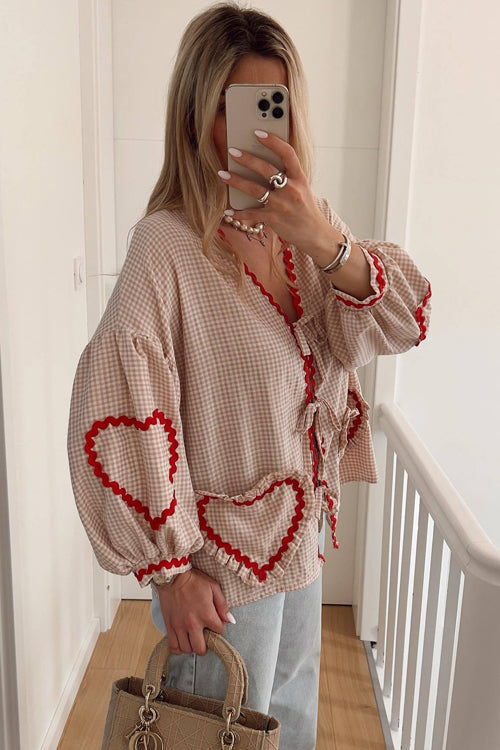 Perfectly You Tie-Front Gingham Top - 10 Colors