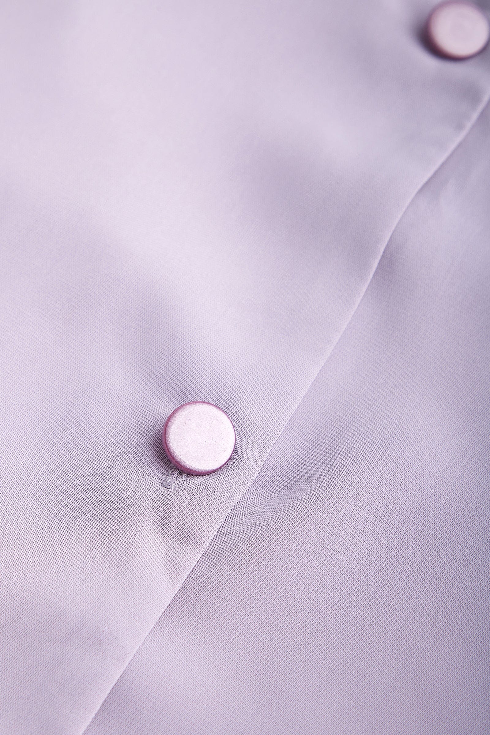 Medium Purple Asymmetric Button Down Shirt