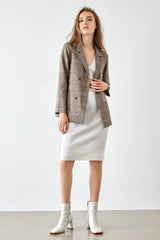 Ayesha Wheat Professional Blazer Jacket