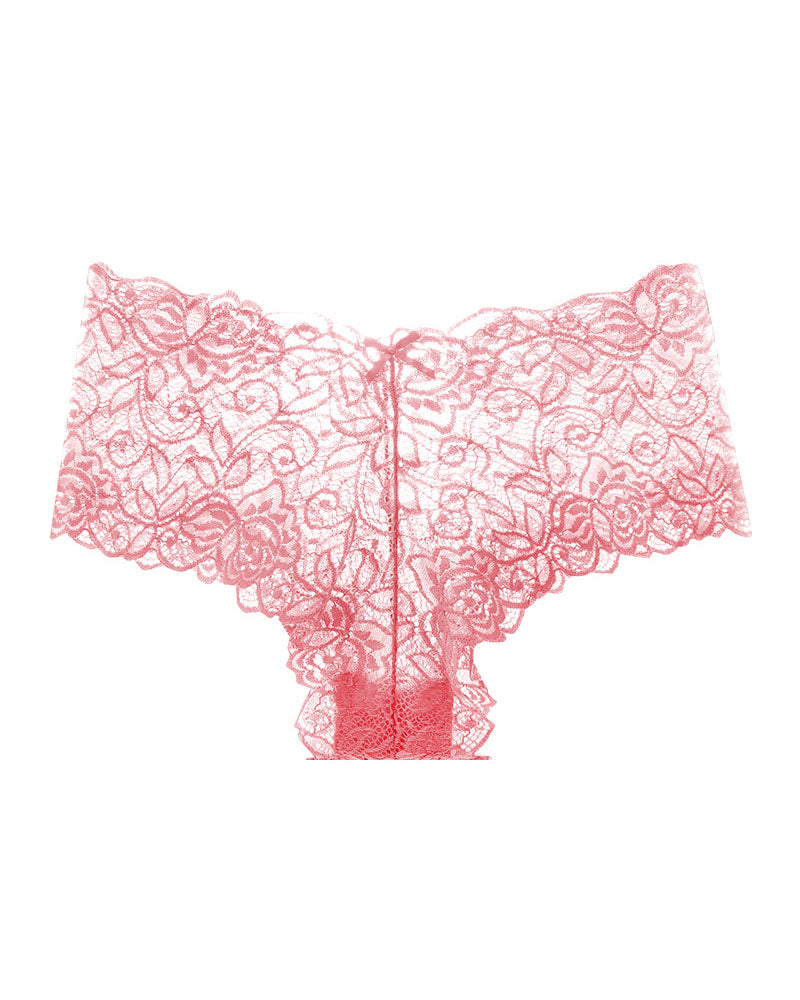 European And American Style Lace Women's Low-Lise Seamless Cut-Out Briefs