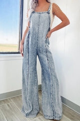 Fresh Perfection Light Wash Denim Jumpsuit - 3 Colors
