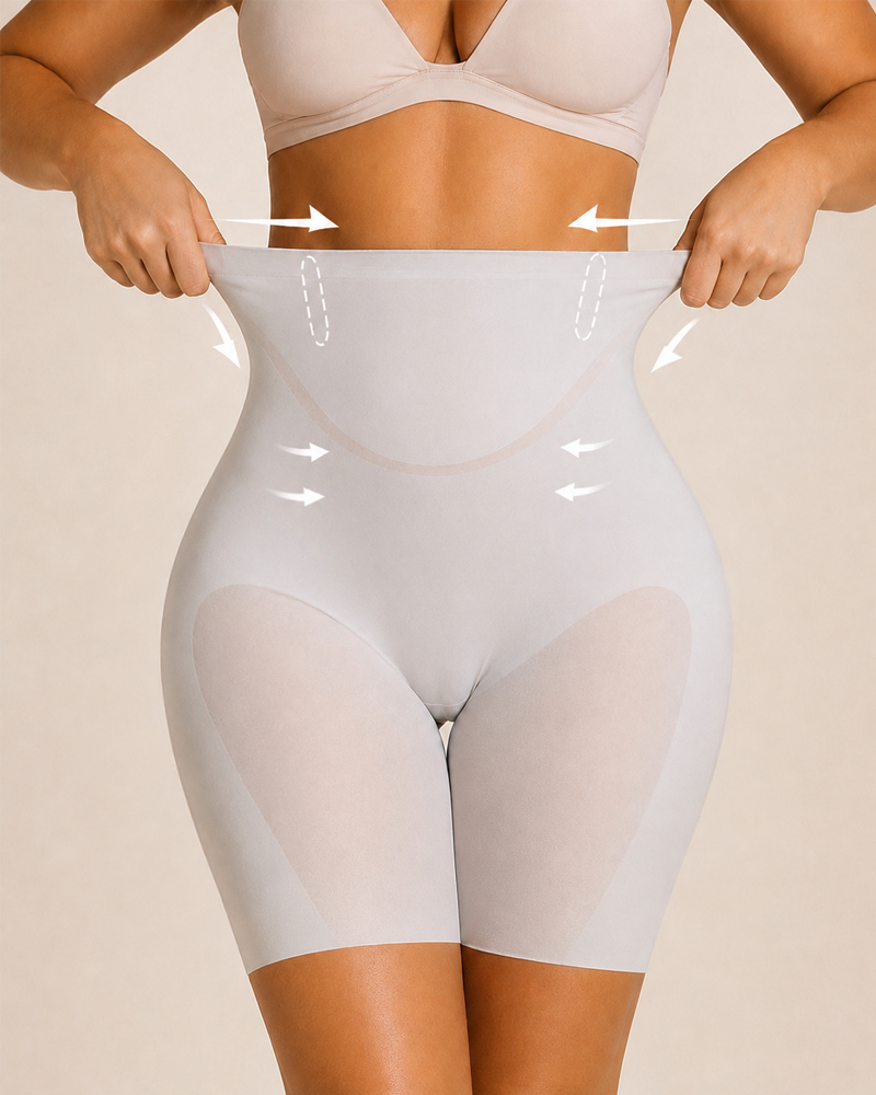 High-Waisted Breathable Butt-Lifting Shapewear Shorts