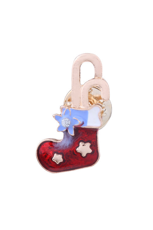 Christmas Tree Triple Brooch