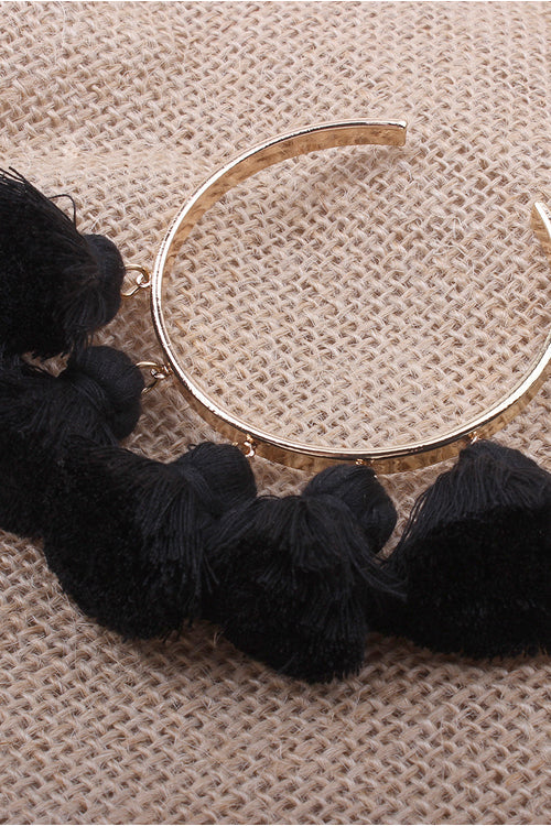 Fringe Chic Metallic Bracelet