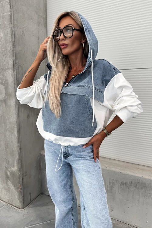 Cozy Forecast Denim Pullover - 3 Colors