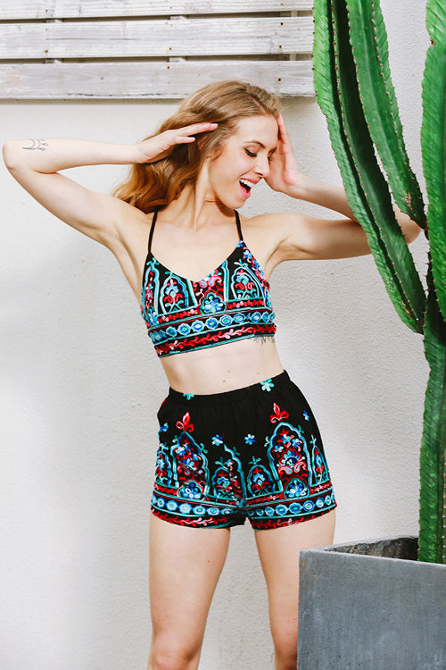 Copy of Boho Backless Print Suit