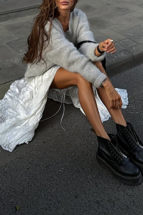 Perfected Comfort Fluffy Long Sleeve Sweater