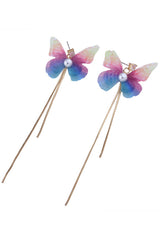 Rhinestones Butterfly Elegant Earrings