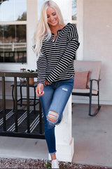 Chase Your Dreams Striped Long Sleeve Top