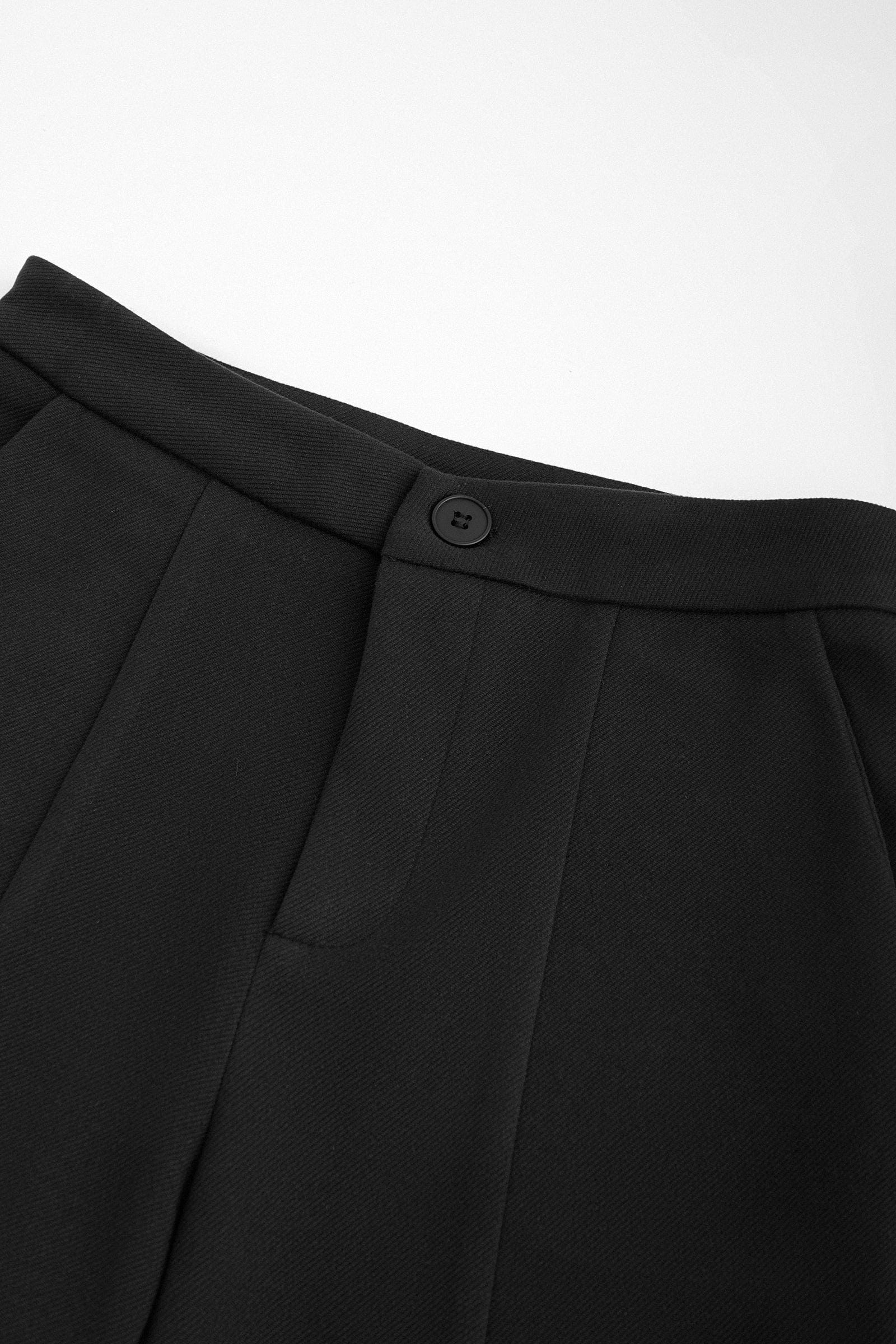 Ebrill Black Straight Leg Pants