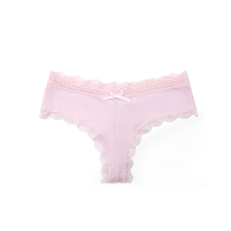 Lace Comfortable Pure Cotton Crotch Plus Size Breathable Panties