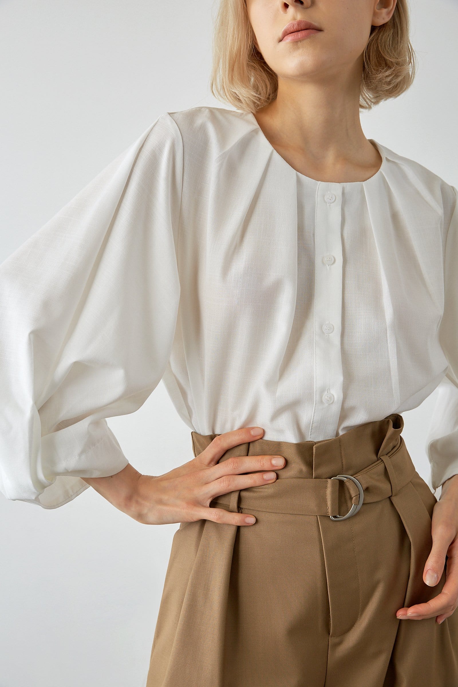 Lillianna White Long Shirt