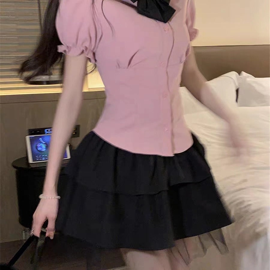 summer JK uniform women's two-piece set