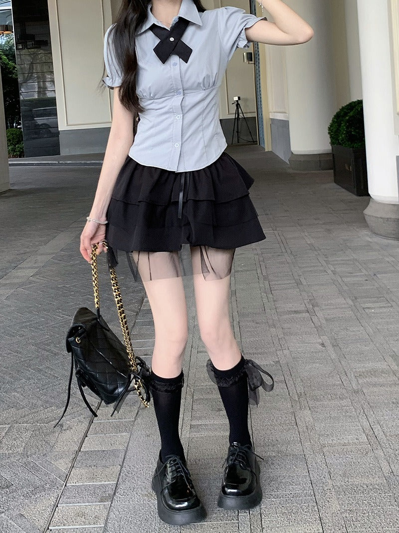 summer JK uniform women's two-piece set