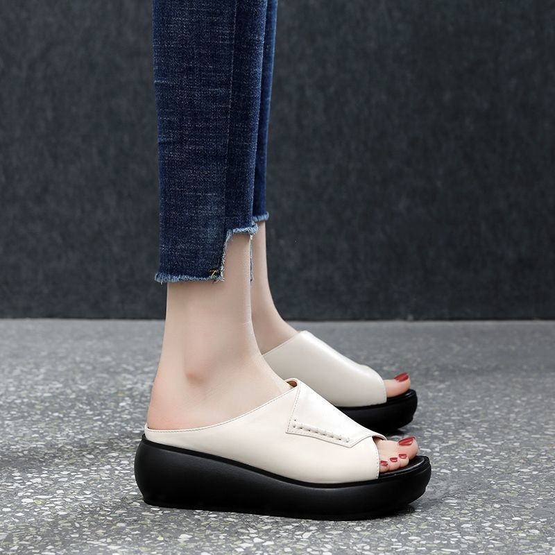 New Thick-Bottomed Fish Mouth Slippers