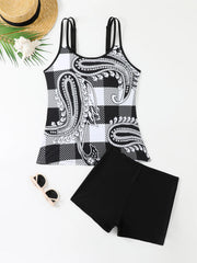 Tankini Swimsuit Seted Boyshort Bottom Tummy Control Two Piece Pantieswear