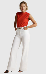 Tall Wide Leg Denim Trouser