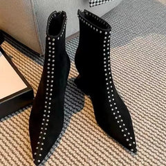 Shallow Spring Autumn Women Ankle Boots