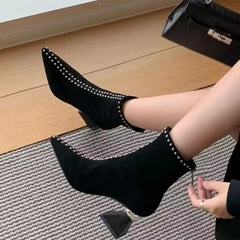 Shallow Spring Autumn Women Ankle Boots
