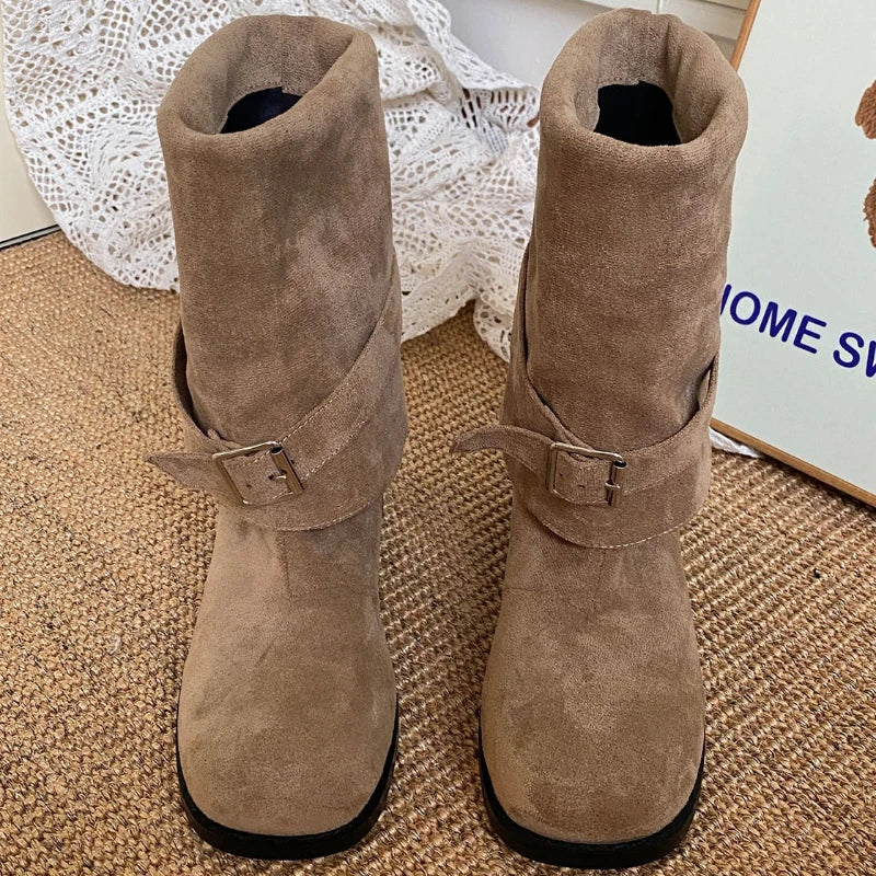 Platform Women Knight Long Boots