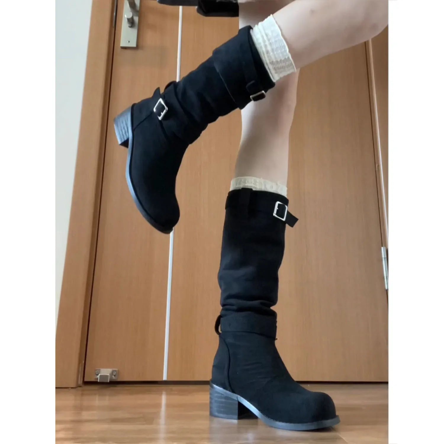 Platform Women Knight Long Boots