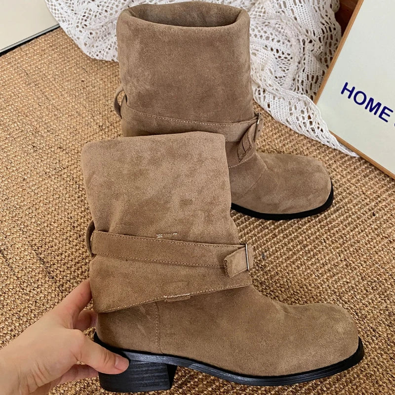 Platform Women Knight Long Boots
