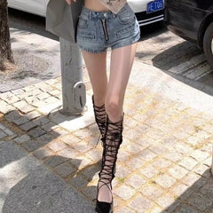 Summer Female Breathable Hollowed Out Mesh Boots
