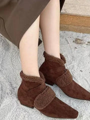 Winter Faux Fur Ankle Boots