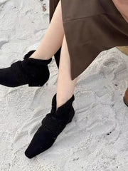 Winter Faux Fur Ankle Boots