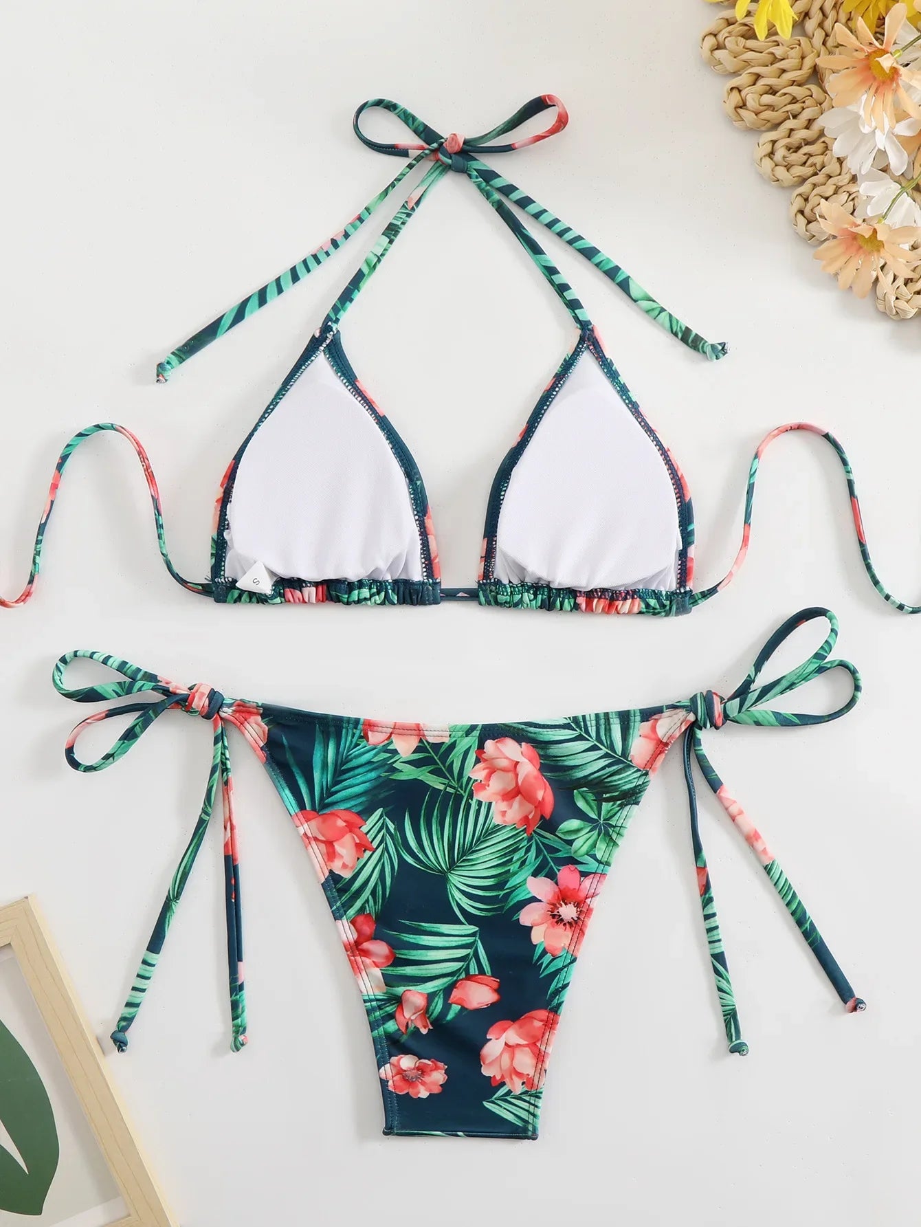 Printed Bikini Set Two Piece Swimsuit Two Piece Stripe Bikini Sets Woman Sets