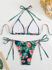 Printed Bikini Set Two Piece Swimsuit Two Piece Stripe Bikini Sets Woman Sets