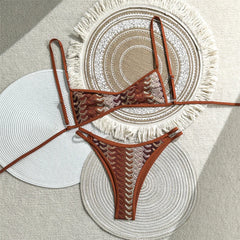 Printed Bikini Two-pieces Bikini Set