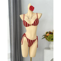 Striped Bikini Two-pieces Bikini Set