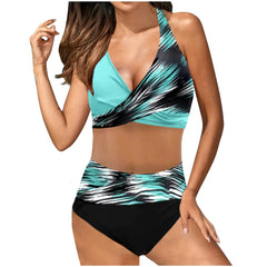 V Neck Sport Bikinied Compression Swimwear with Removable Bra Pads for Swimming Pantieswears