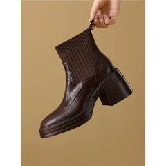 Winter Knitted Stretch Boots