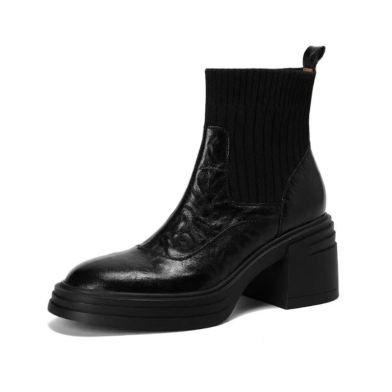 Winter Knitted Stretch Boots
