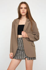 Meira Wheat Essential Blazer