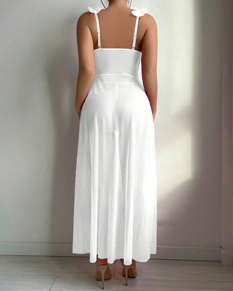 Printed Split Hem Maxi Nightdress
