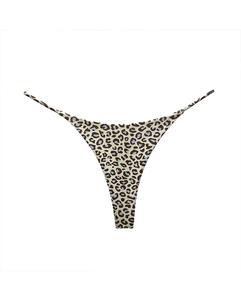 Double-Layer String Cotton T-Back Thong