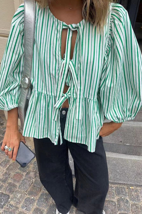 Perfectly You Tie-Front Gingham Top - 10 Colors