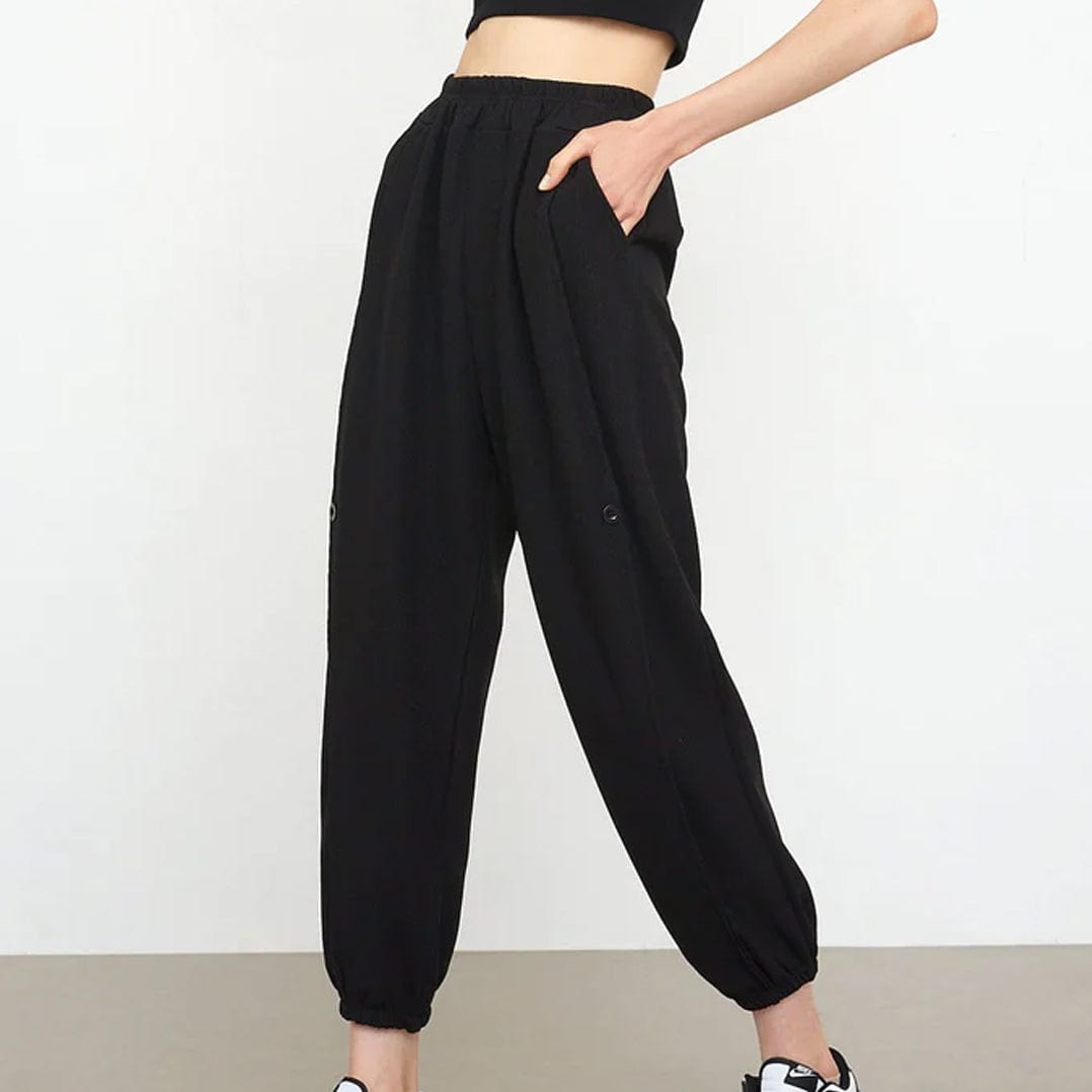 Octavie Black Slouchy Pants
