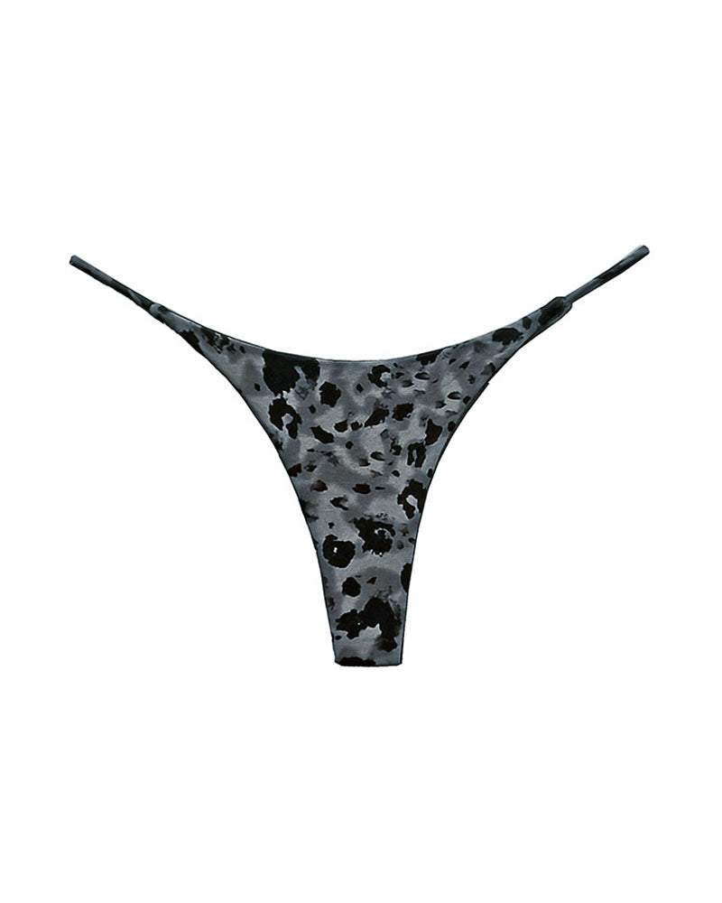 Double-Layer String Cotton T-Back Thong