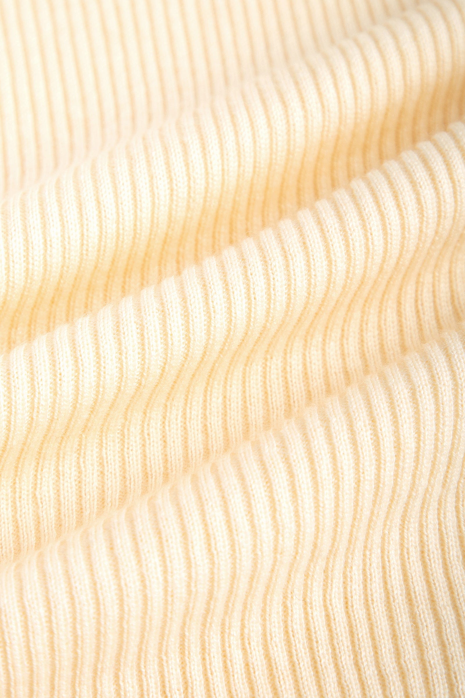 Solid Beige Premium Wool Turtleneck Sweater