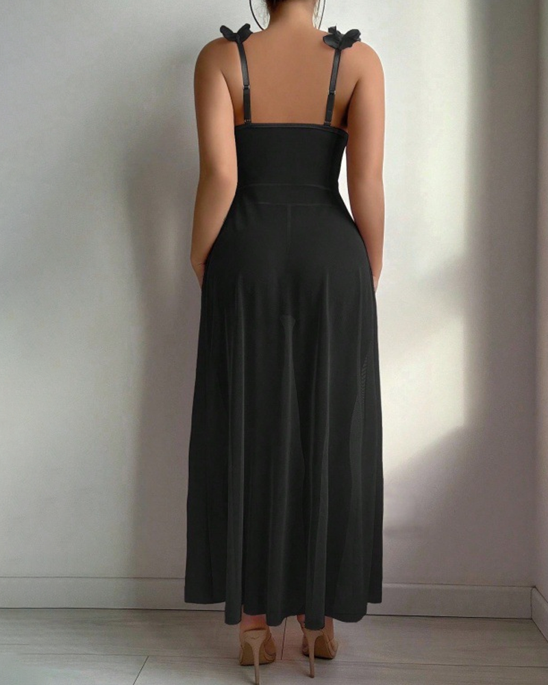 Printed Split Hem Maxi Nightdress