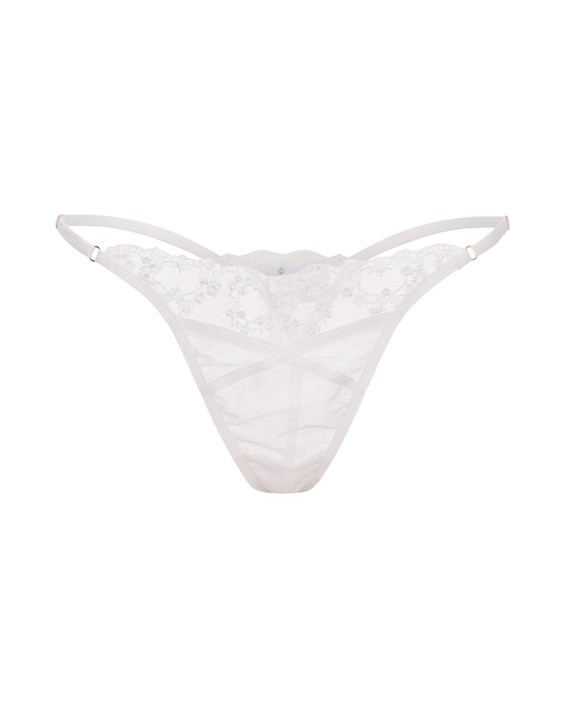 Underwire Push-Up Mesh Lace Spliced Fitted Nightgown