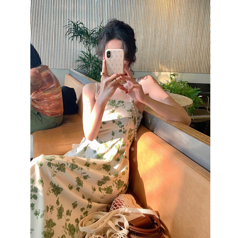 Pistachio Midi Slip Ivory Dress