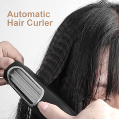 Corrugated flat automatic curling iron