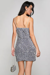 Mccoy Silver Sequin Mini Dress